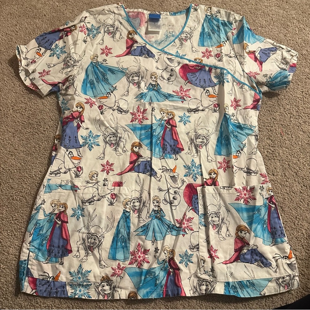 Disney Scrub Top